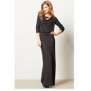 Cavatina Bordeaux Anthropologie maxi dress.